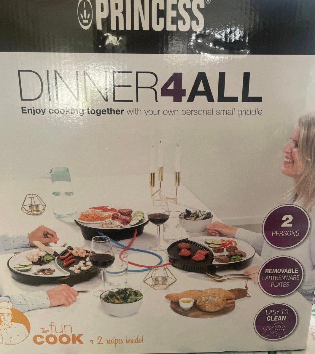 Princess Dinner4All Circle - Gourmetstel, Witgoed en Apparatuur, Ophalen of Verzenden, Zo goed als nieuw, 4 t/m 7 personen