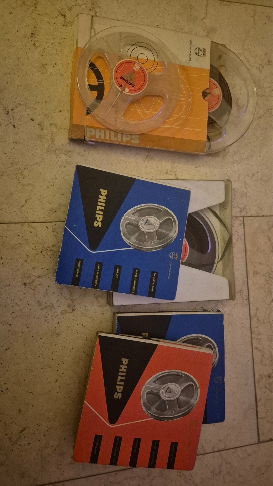 Philips banden voor bandrecorder - Diverse kleuren, Ophalen of Verzenden, Onderdeel, Met banden
