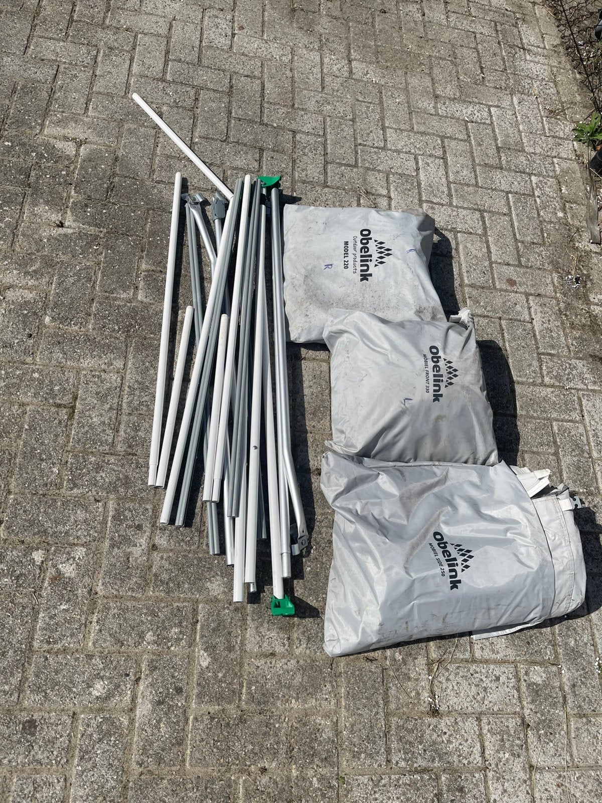 Voortent camper, Ophalen, Gebruikt