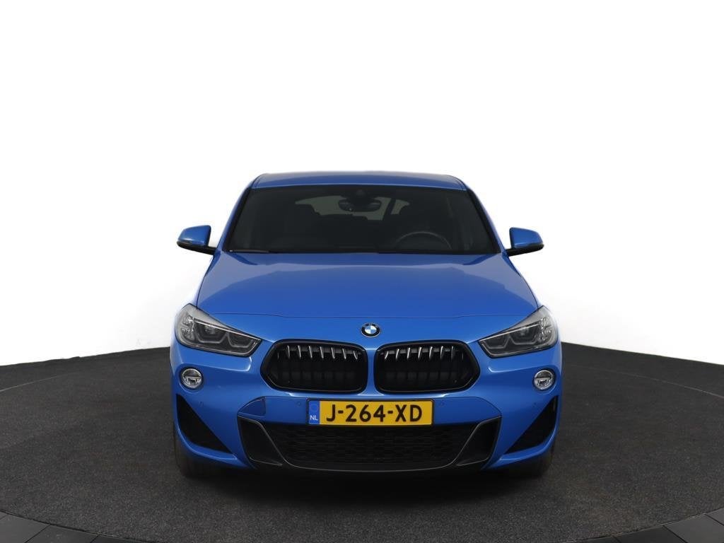 BMW X2 SDrive18i High Executive | Automaat | M-sport | 360°, Auto's, BMW, Gebruikt, Euro 6, Blauw, Leder