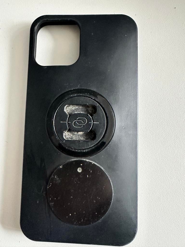 Zwart iPhone 12 Pro hoesje met SP Connect mount, Ophalen of Verzenden, Gebruikt, IPhone 12 Pro Max, Hoesje of Tasje