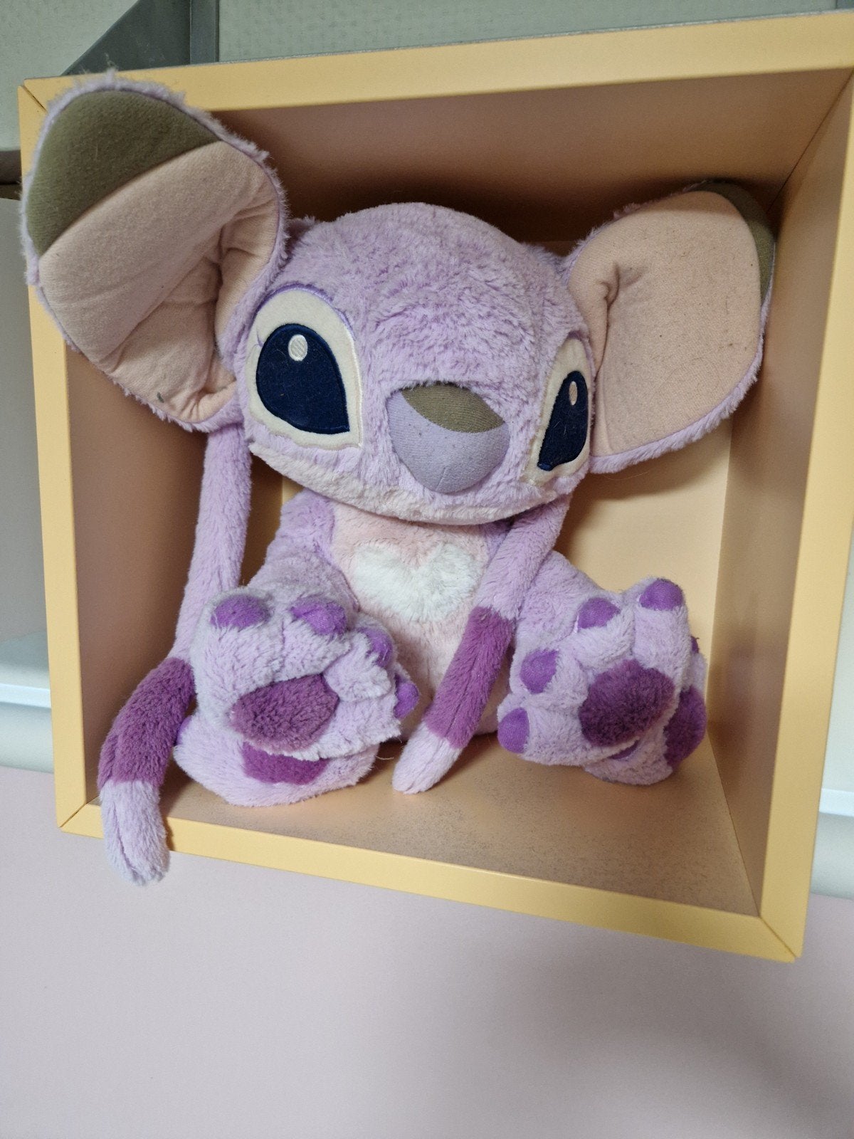 Disney Lilo & Stitch Angel knuffel, Paars, Disney, Overige typen, Ophalen of Verzenden