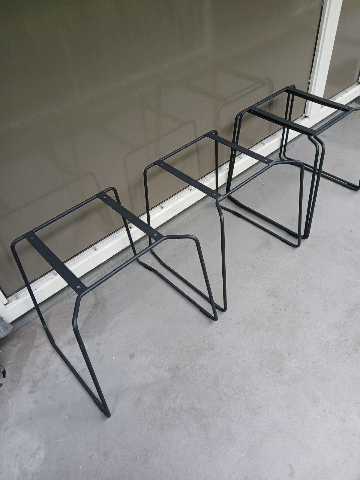 4 x Ikea Sefast Stabiele Kuipstoel onderstellen Stapelbaar, Ophalen, Wit, Rustiek, Zo goed als nieuw