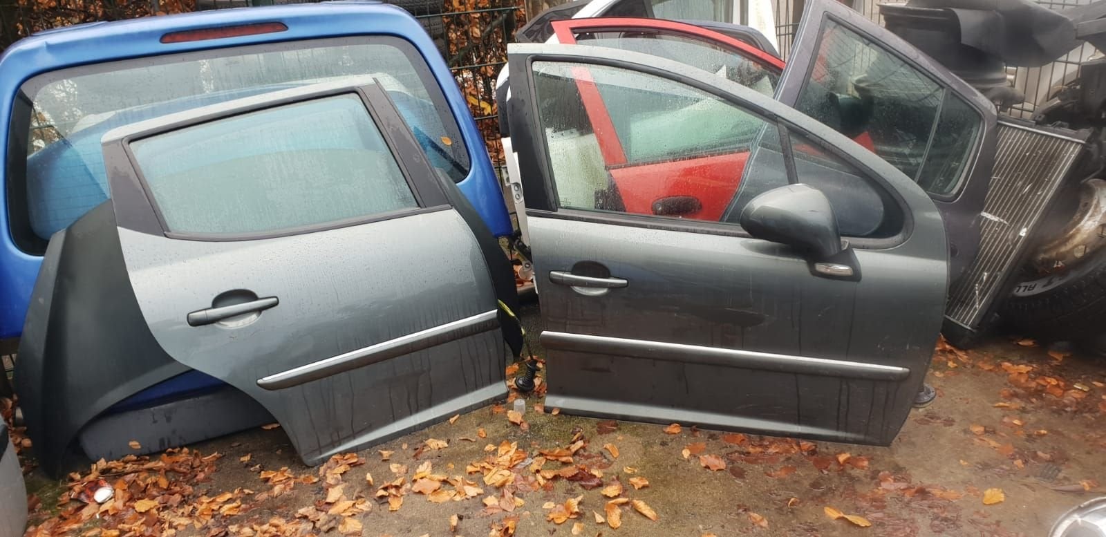 PEUGEOT 207 PORTIEREN RV+RA  BJ 2005 TOT 2010, Gebruikt, -, Deur, -