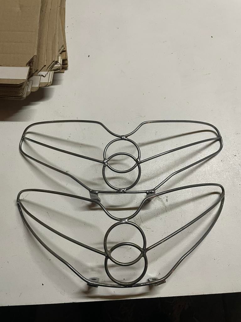 Orginele gilera runner koplamp beugels chrome, Motoren, Ophalen of Verzenden