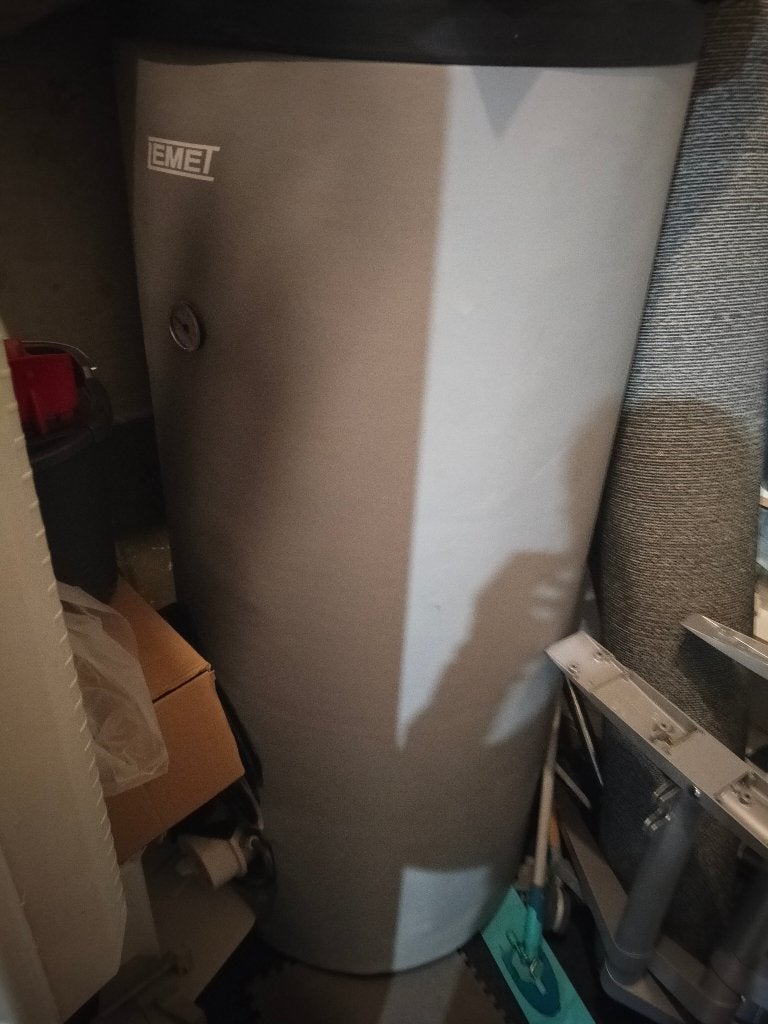 Emmeti warmtepompboiler – 200/300 liter, Ophalen, Gebruikt, 100 liter of meer, Boiler
