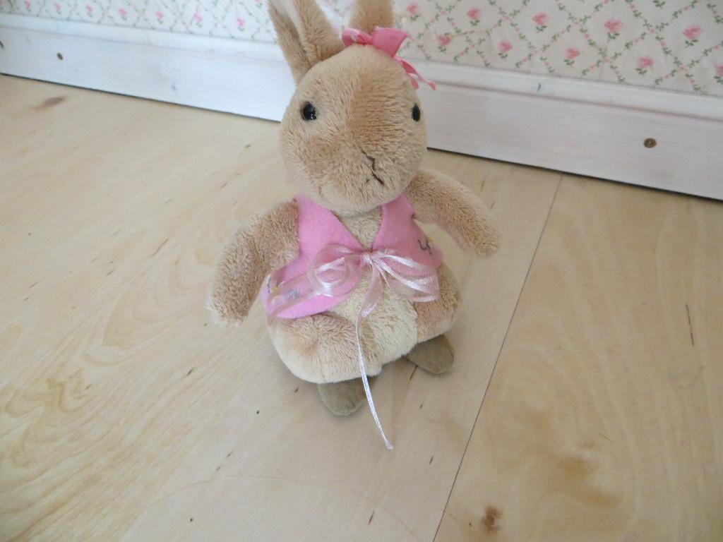 TY peter rabbit beanie/Pieter Konijn/Pluche/Roze, Kinderen en Baby's, Speelgoed | Knuffels en Pluche, Ophalen of Verzenden, Zo goed als nieuw