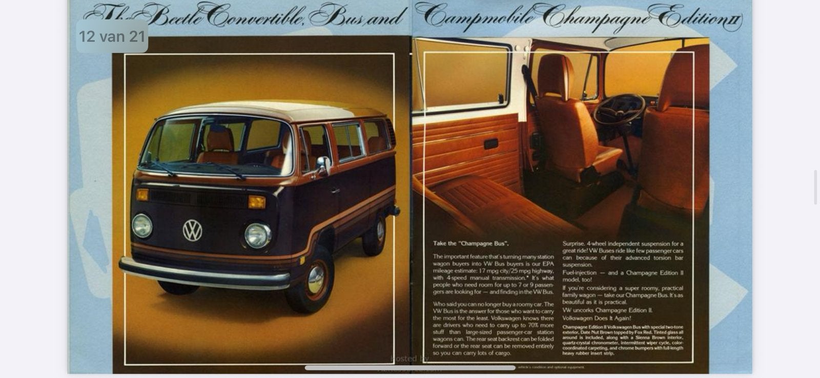 Volkswagen T2 champagne edition II, foto 11