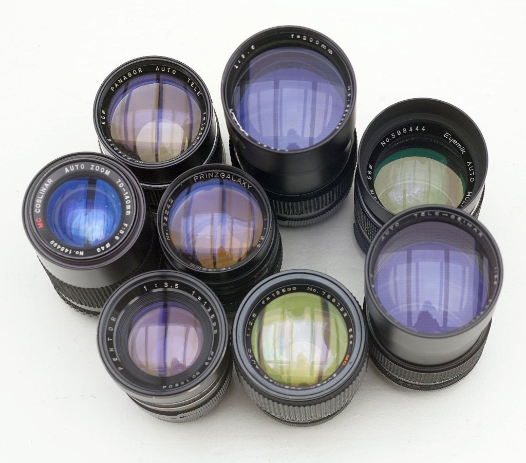 Diverse M42 kleine tele- en zoomlenzen voor analoog/digitaal, Ophalen of Verzenden, 1960 tot 1980