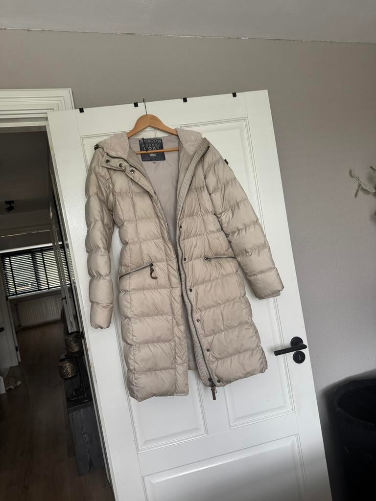 moscow jas, Ophalen of Verzenden, Zo goed als nieuw, Maat 38/40 (M), Beige