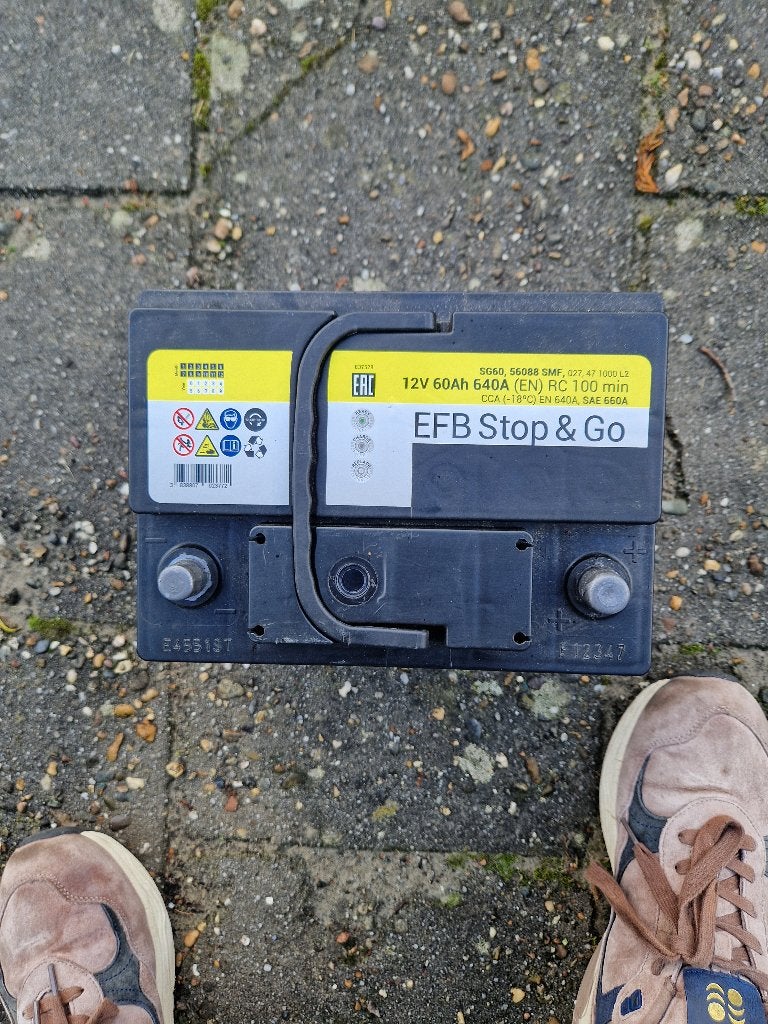 Start stop 12V 60Ah accu, Nieuw