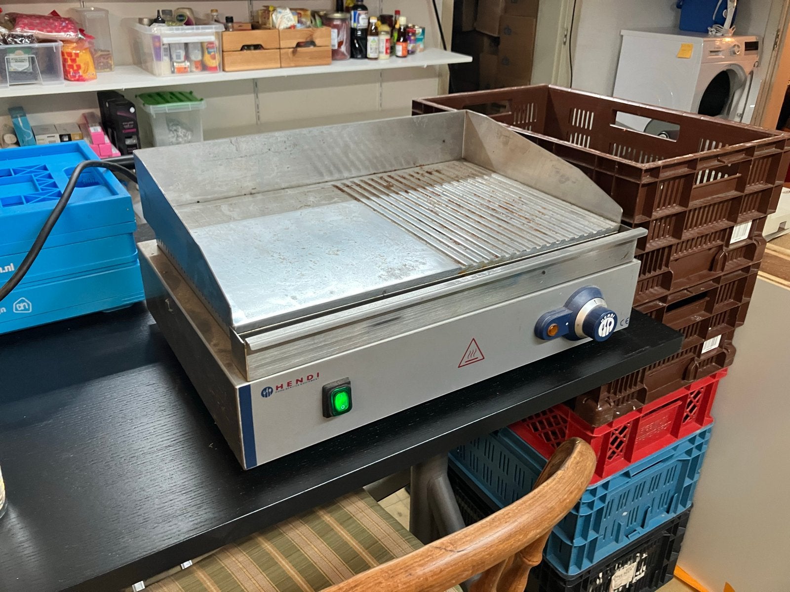 Hendi Griddle 203156 - Professionele Bakplaat, Ophalen, Gebruikt
