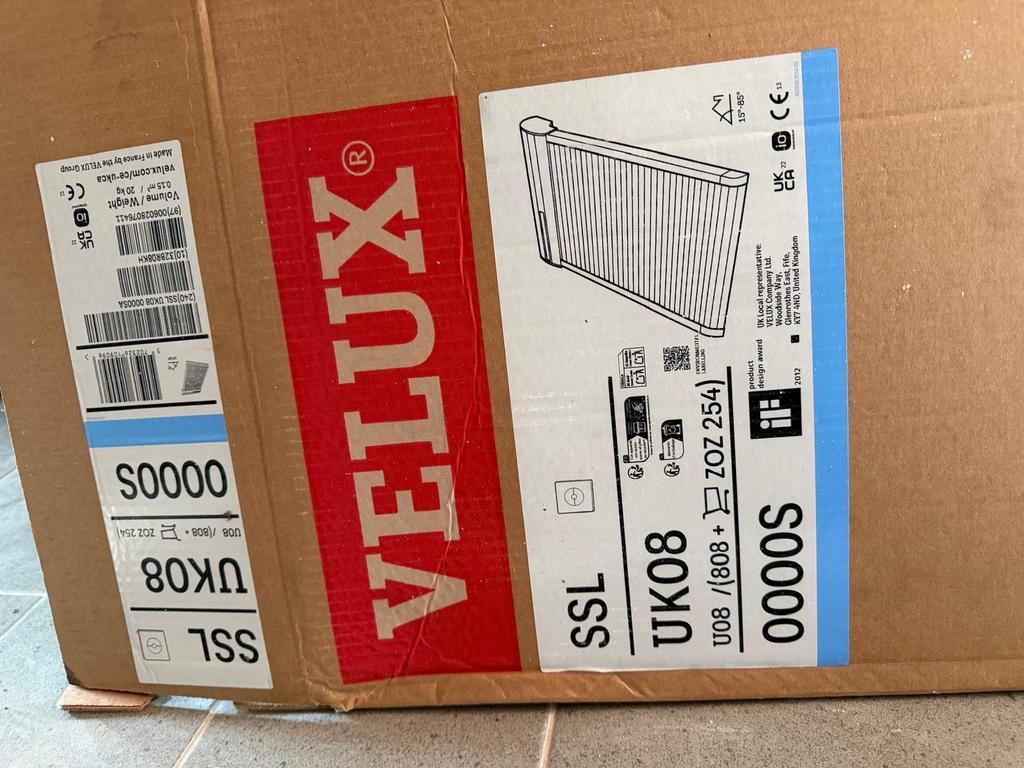 Zonnenscherm Velux UK08 - Zo goed als nieuw, Ophalen of Verzenden, Minder dan 250 cm, Zo goed als nieuw, Minder dan 150 cm