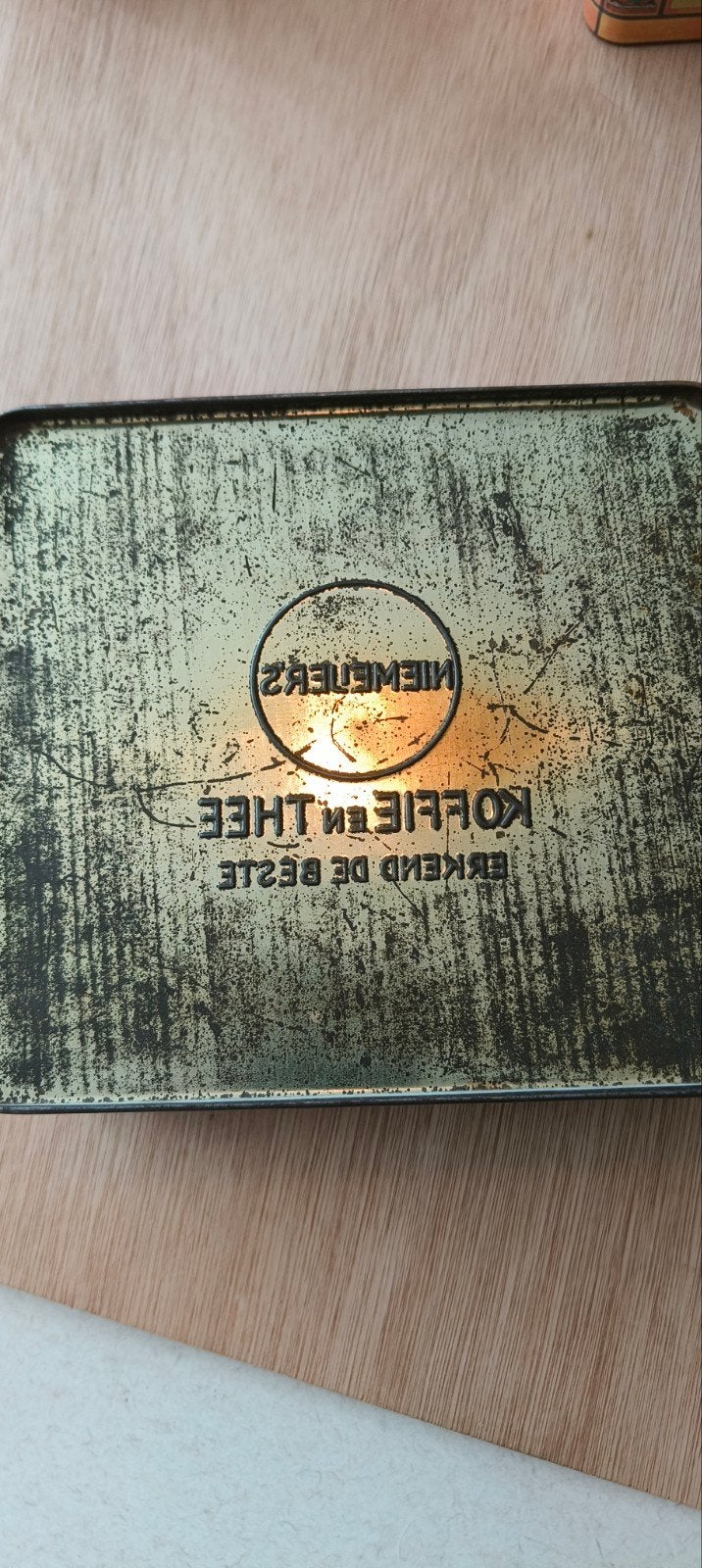 Vintage blikken dozen - Diverse collectie, Ophalen of Verzenden, Gebruikt