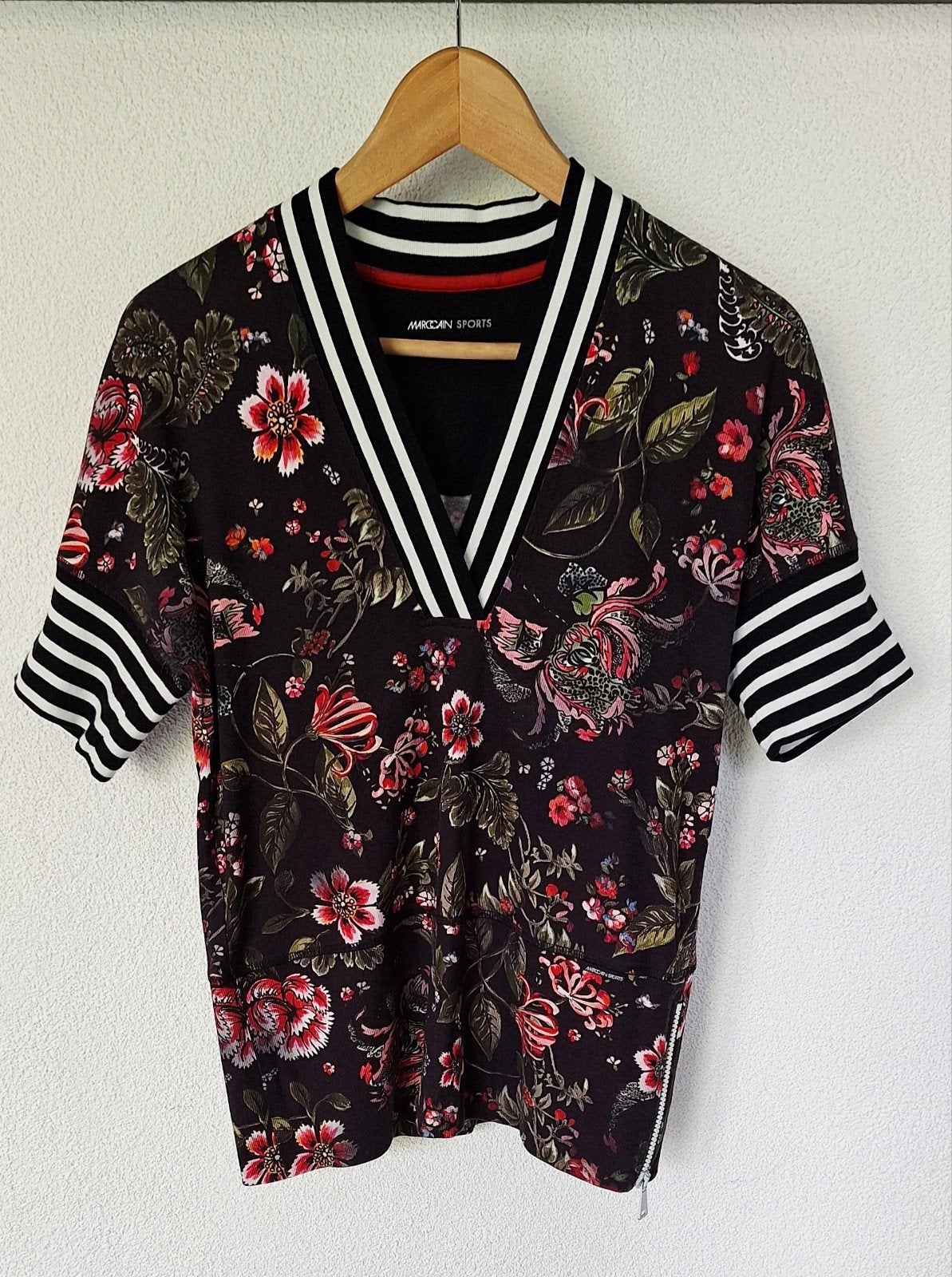 Marccain sport tshirt t-shirt kleding blouse marc cain mode, Kleding | Dames, Maat 38/40 (M), Meerkleurig, Ophalen of Verzenden