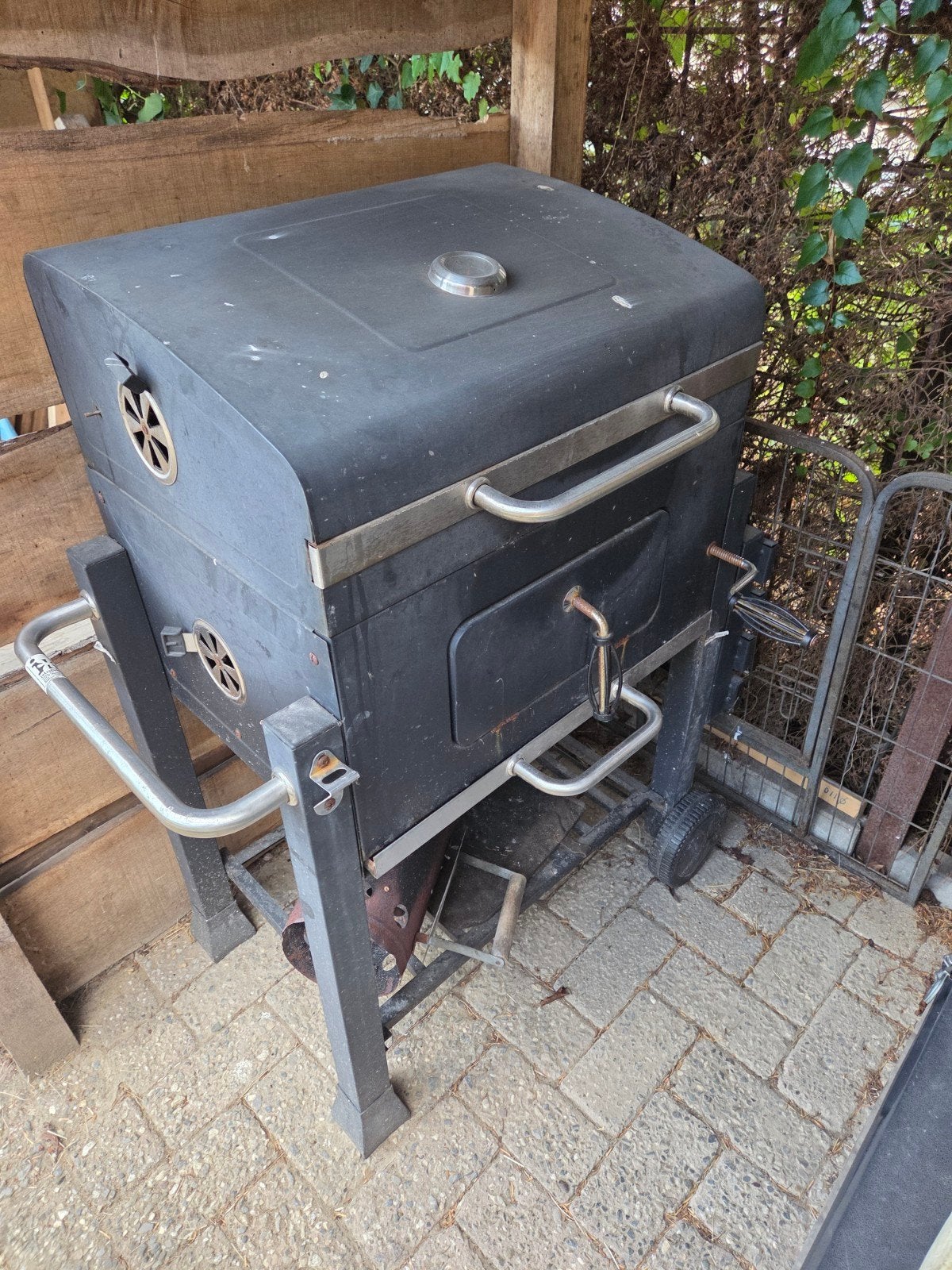 Barbeque, kolen, Ophalen