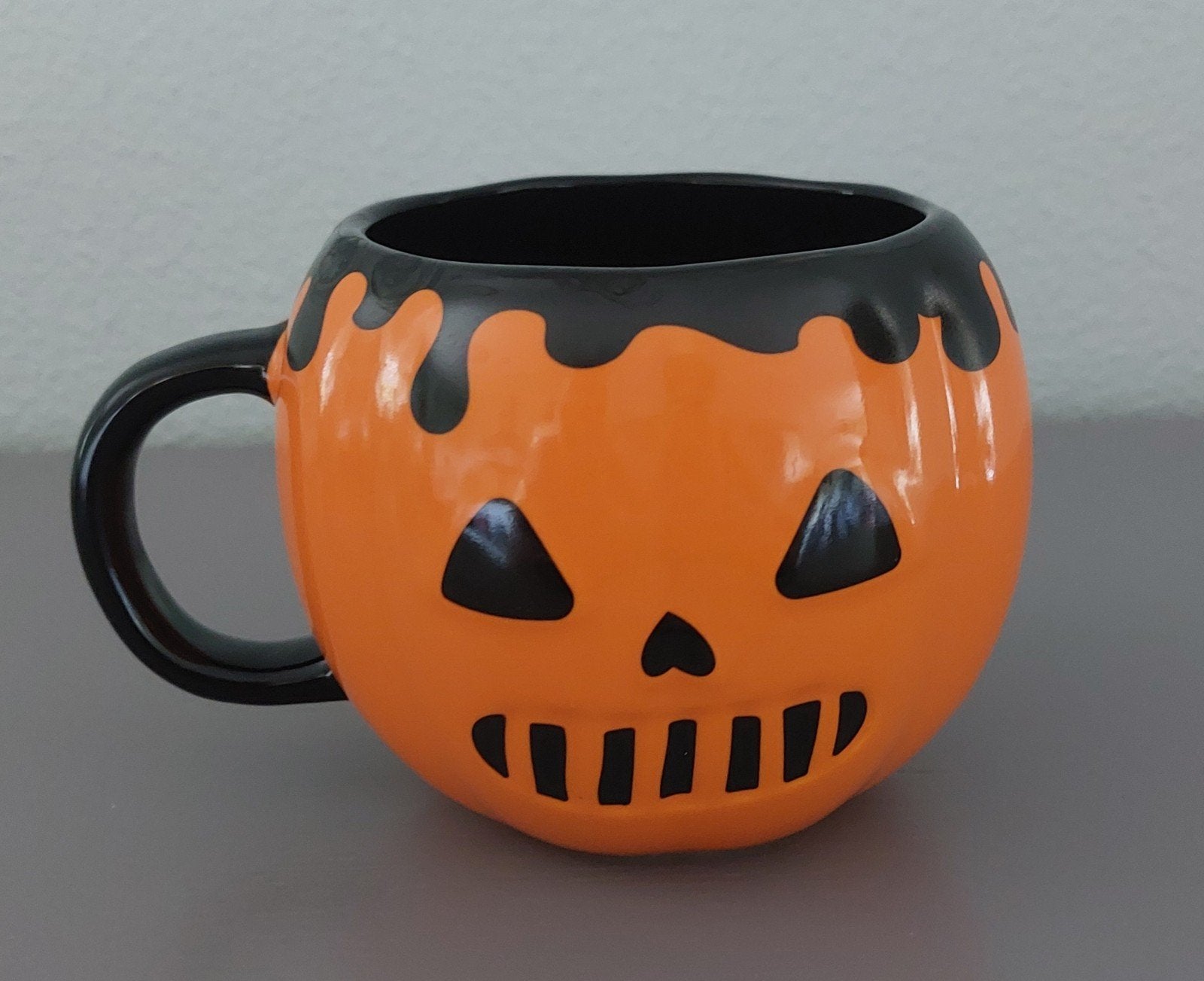 HEMA Halloween 🎃 pumpkin herfst 🍁 mok, Hema, Ophalen of Verzenden, Zo goed als nieuw, Overige stijlen