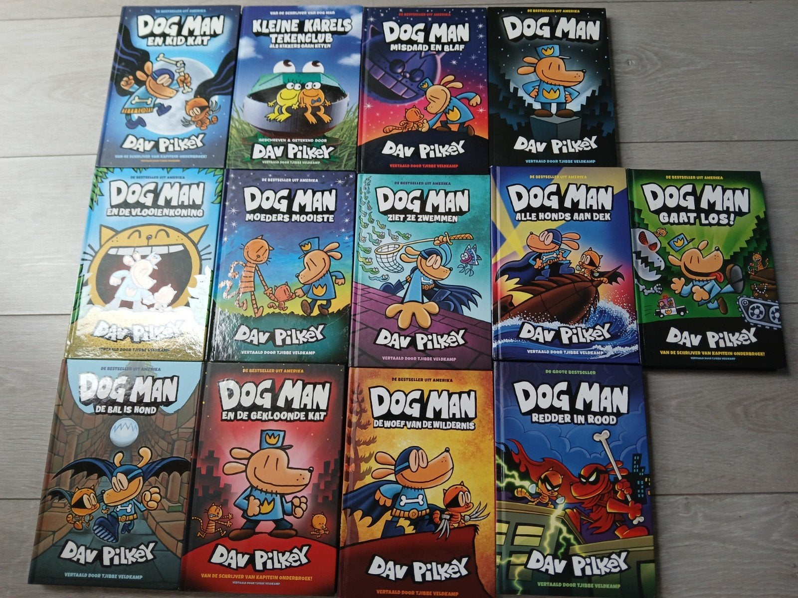kinderboeken dog man zoete zusjes waanzinnige boomhut, Ophalen of Verzenden, Zo goed als nieuw, Fictie algemeen