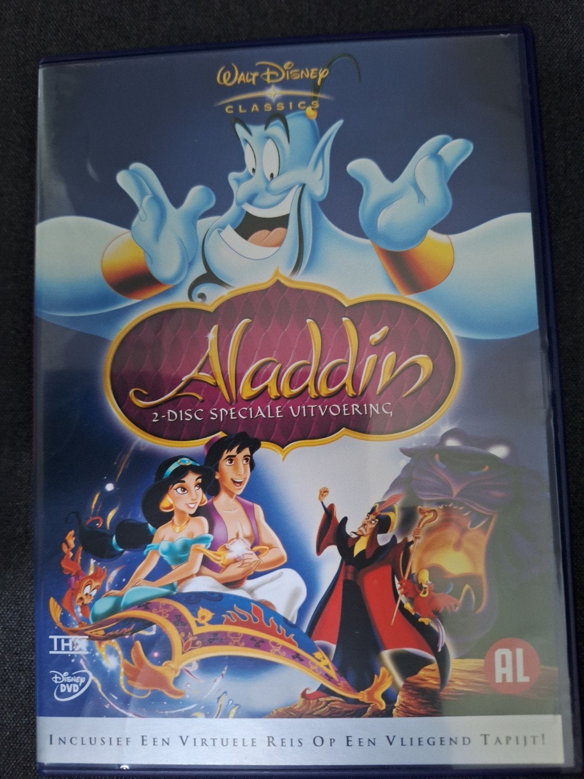 Disney Classics: Aladdin - 2-Disc Speciale Uitvoering DVD, Cd's en Dvd's, Gebruikt, Animatie, Alle leeftijden, Nederlands