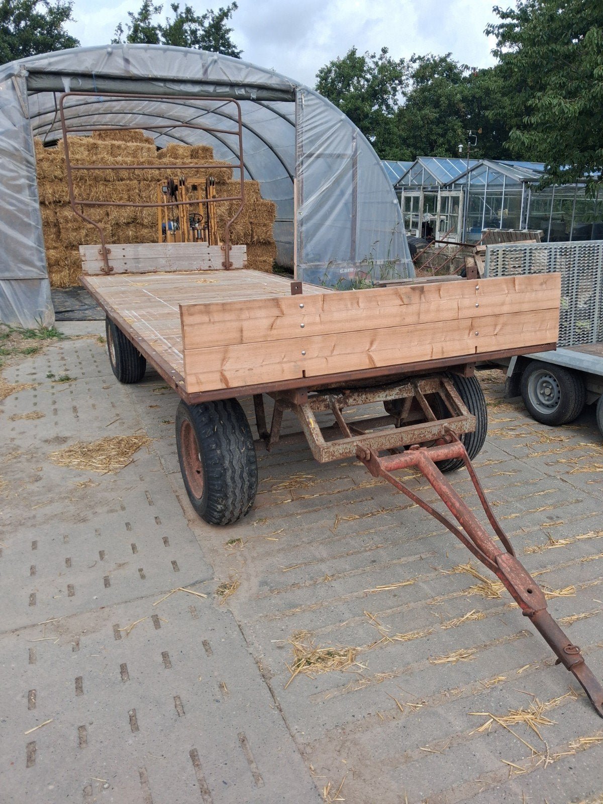 Platte wagen.(adv.gewijzigd 16-8), Ophalen, Glastuinbouw, Transport