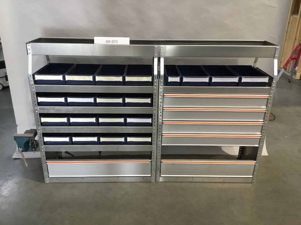 Aluminium Finnerup bedrijfswagen inrichting GK-071, Auto diversen, Overige Auto diversen, Ophalen of Verzenden