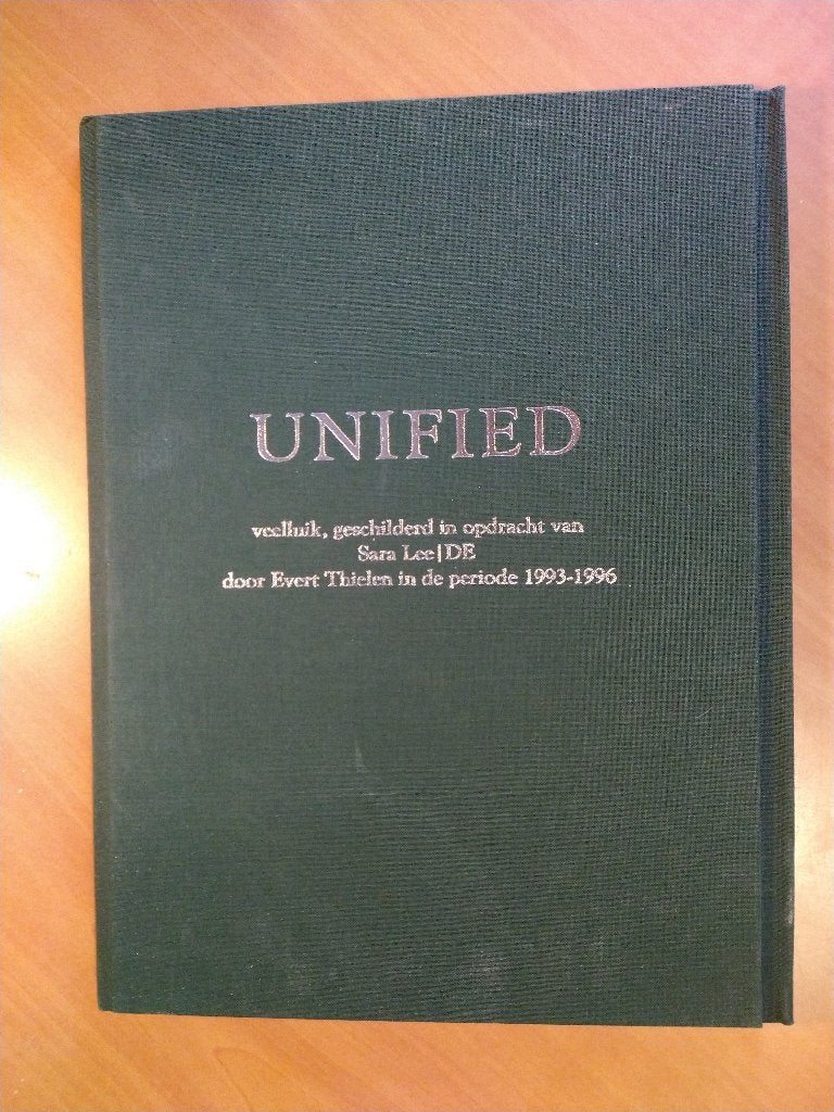 Unified - veelluik, geschilderd in opdracht van Sara Lee/DE, Boeken, Ophalen of Verzenden, Zo goed als nieuw