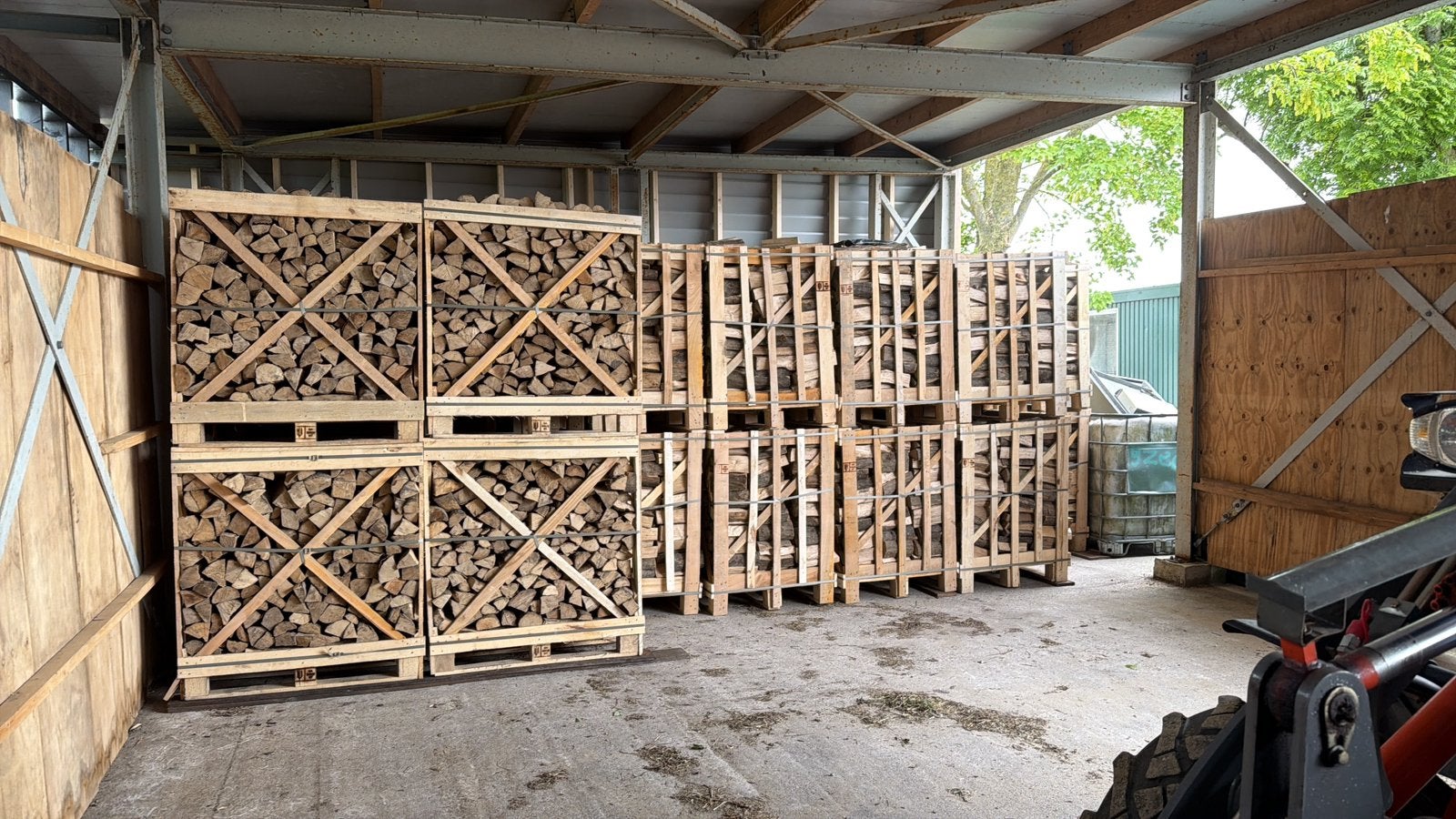 Droog haardhout oussoren vinkeveen., Minder dan 3 m³, Ophalen