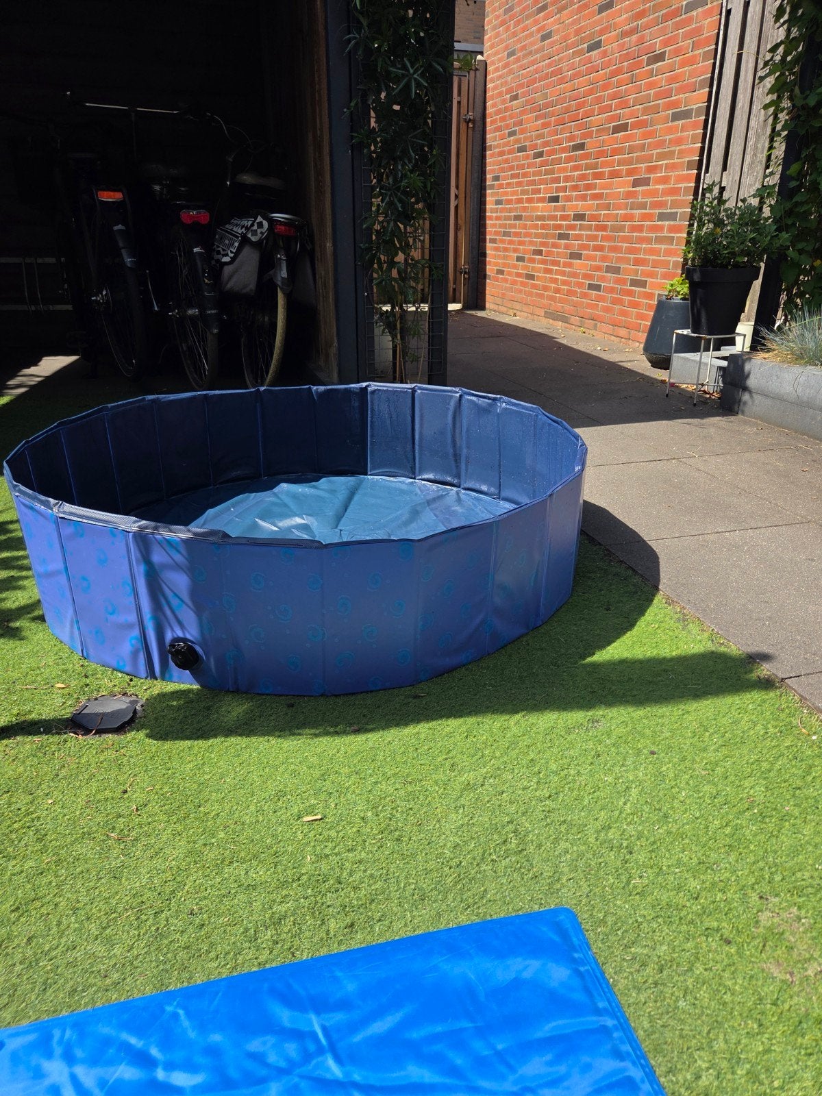 Hondenbad. Diameter van 1.20 meter  en 30 cm hoog, Ophalen, Gebruikt