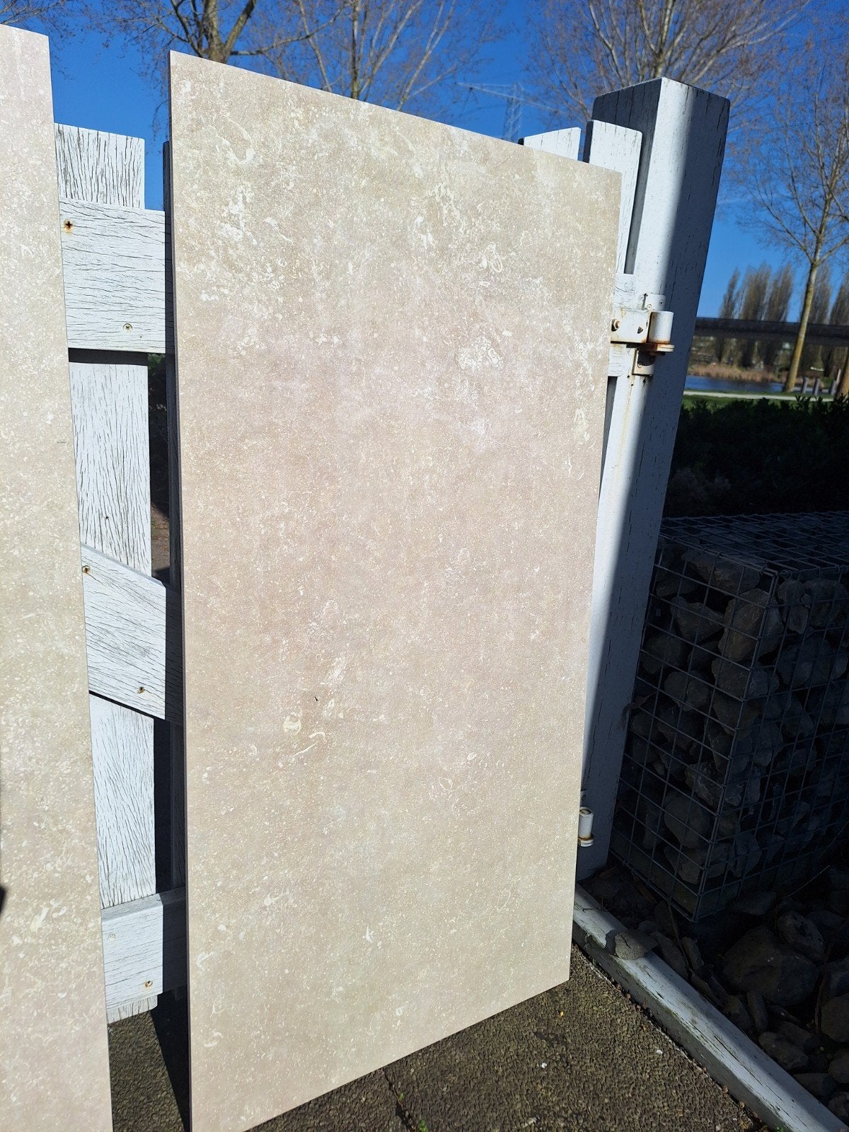 Beige tegels voor vloer- en wand 60x120, Ophalen, 60 cm of meer, Nieuw, 10 m² of meer
