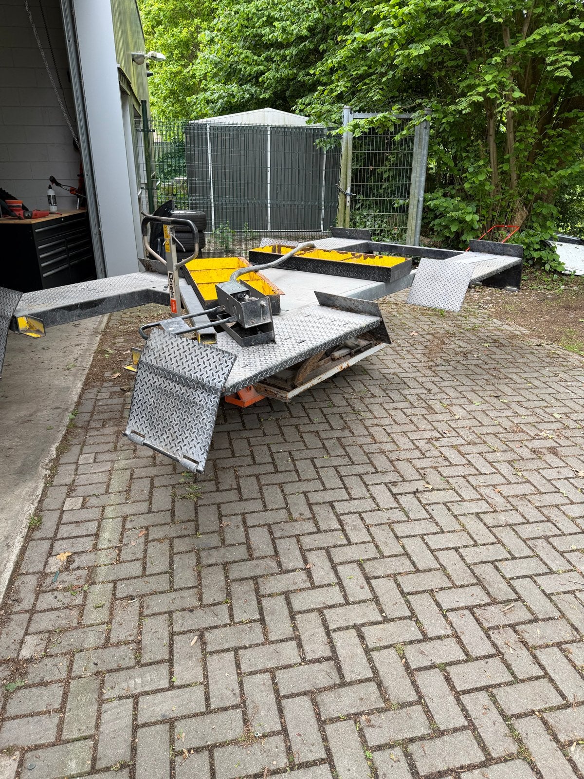 Schuur Brug voor de hobby, Ophalen, Gebruikt