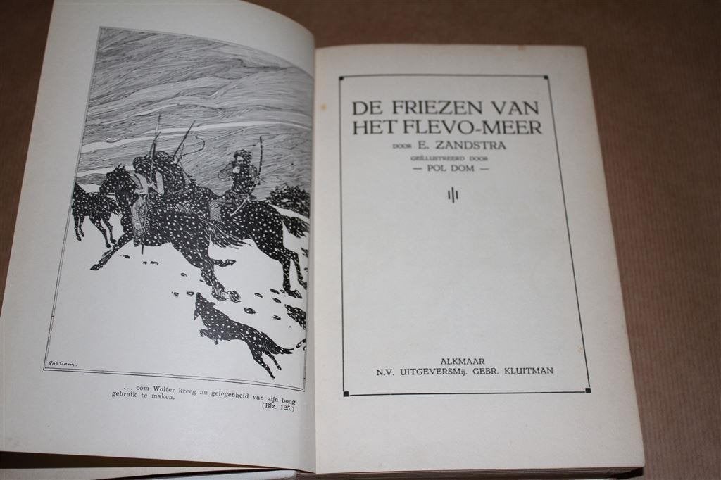 Friezen van het Flevo-meer. Zandstra. Kluitman 1961., Boeken, Ophalen of Verzenden, Gelezen