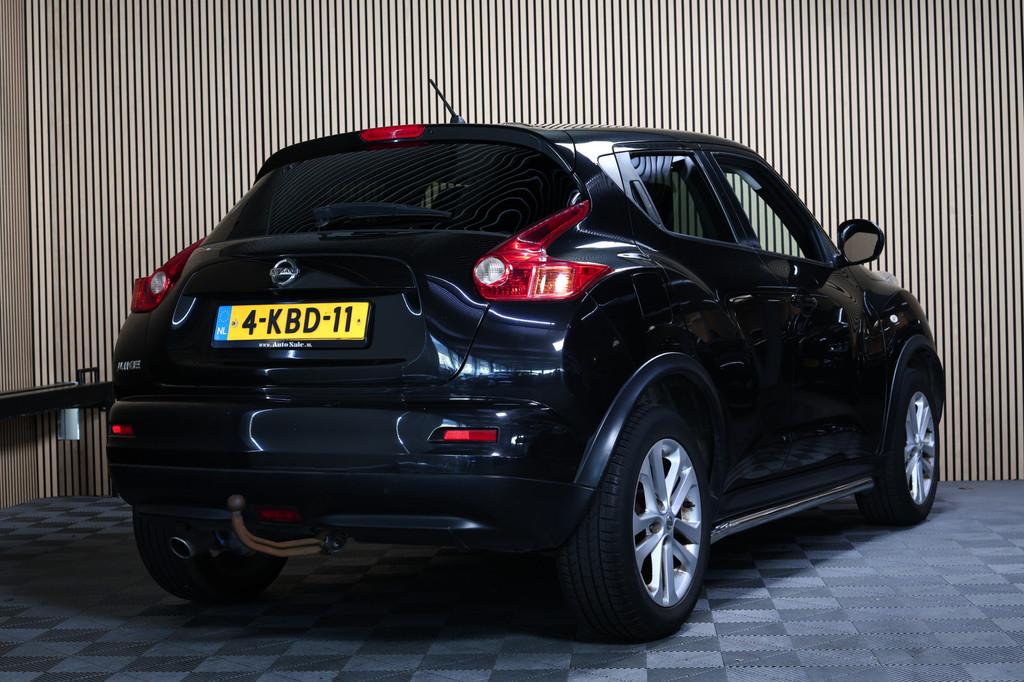 Nissan Juke 1.5 dCi CRUISE CLIMA BT "13 (bj 2013), Auto's, Nissan, Euro 5, 4 cilinders, Leder en Stof, Zwart