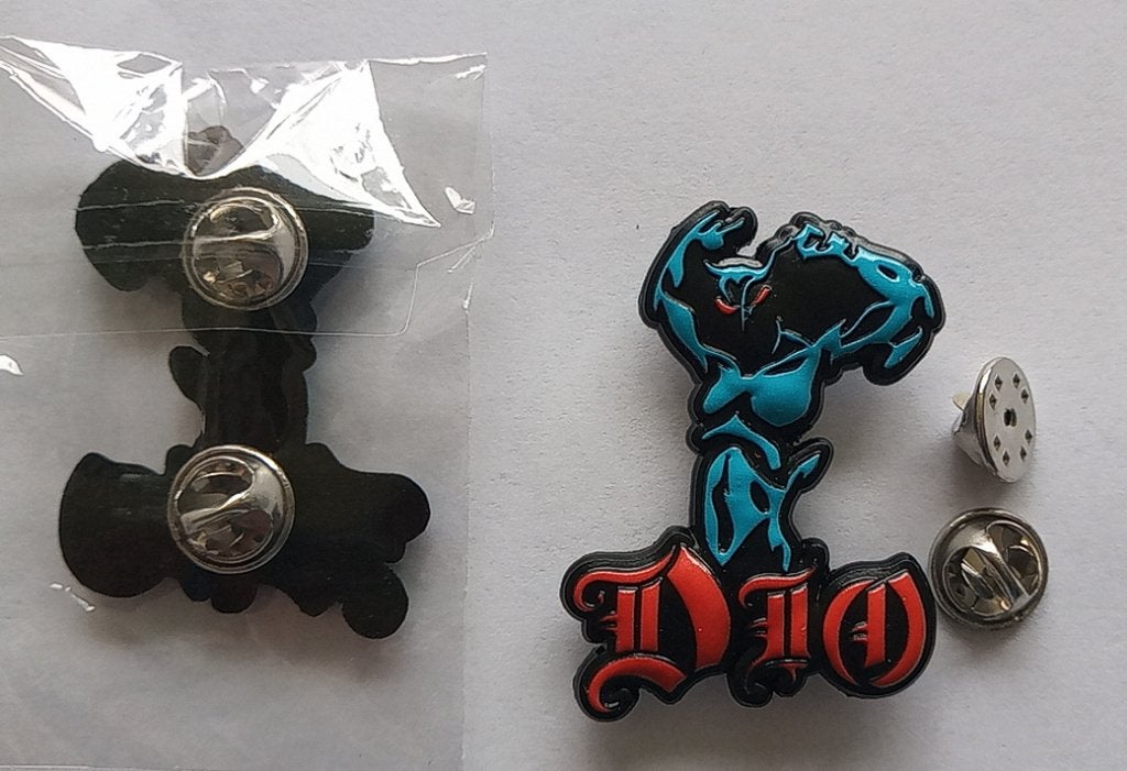 Dio mooie  3d shaped holy diver pin badge speld n2, Verzenden, Nieuw, Overige typen