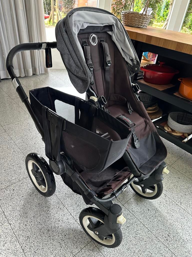Zeer complete Bugaboo Donkey 2 Duo kinderwagen + Maxi Cosi, Kinderen en Baby's, Tweelingen en Meerlingen, Ophalen, Gebruikt