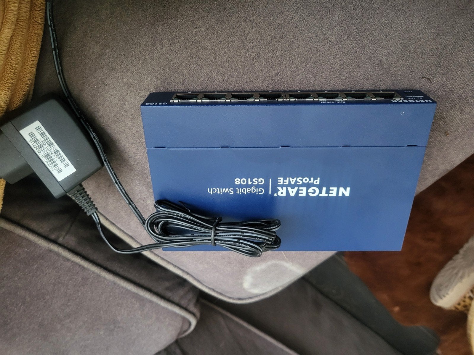 NETGEAR ProSAFE GS108 Gigabit Switch - 8 poorten, Ophalen of Verzenden, Gebruikt