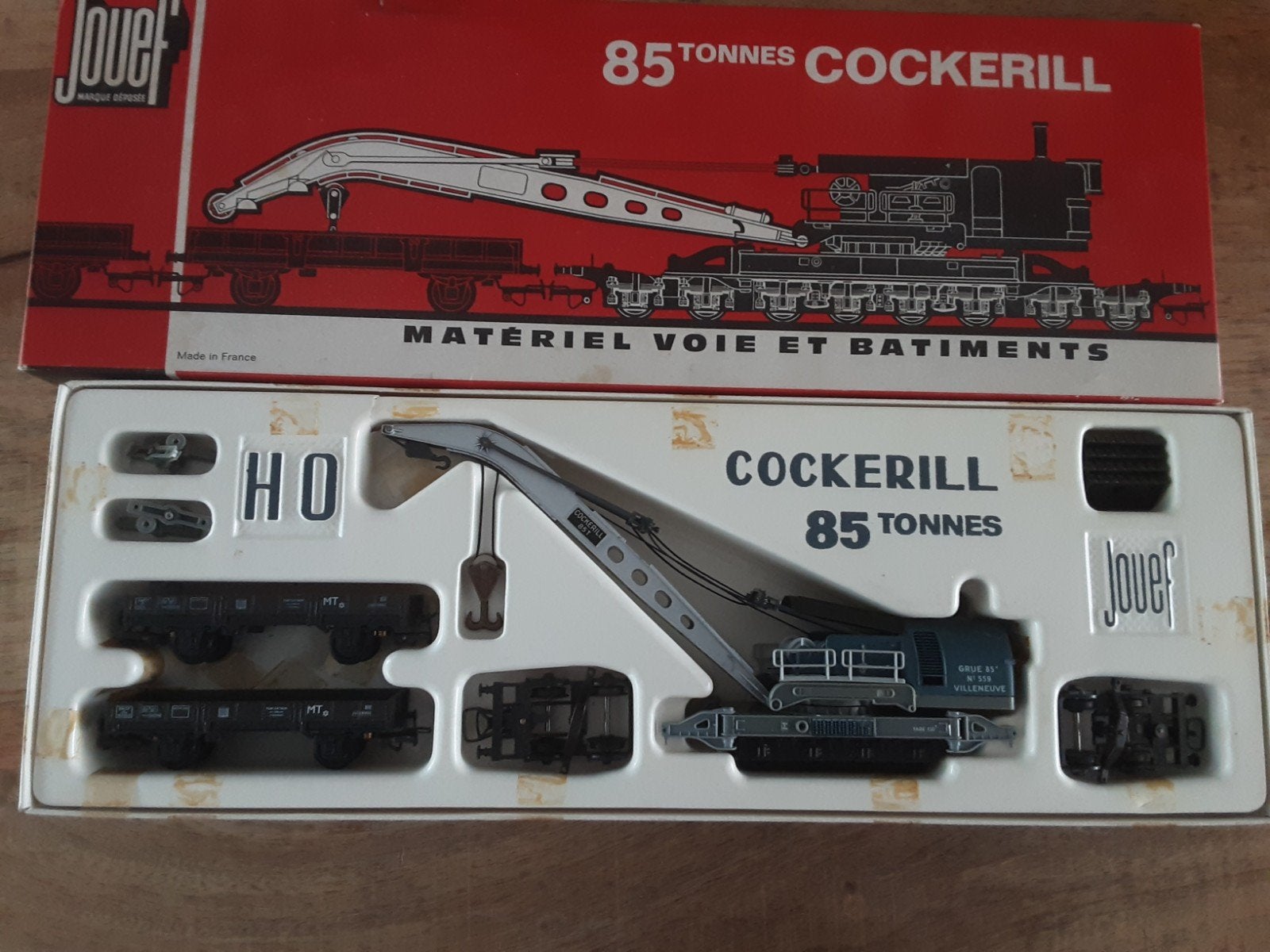 Jouef  85 tons cockerill kraan, Gelijkstroom, Jouef, Ophalen of Verzenden, Nieuw