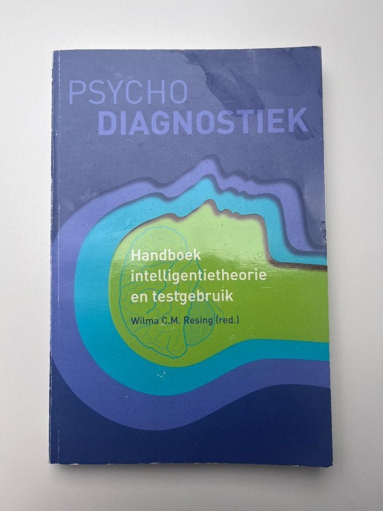 Psychodiagnostiek - Wilma C.M Resing, Gelezen, Wilma C.M. Resing (red.), Gamma, HBO