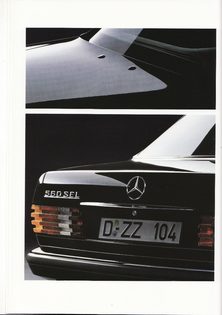 Die S-Klasse von Mercedes-Benz W126, augustus 1987, Ophalen of Verzenden, Zo goed als nieuw, Mercedes