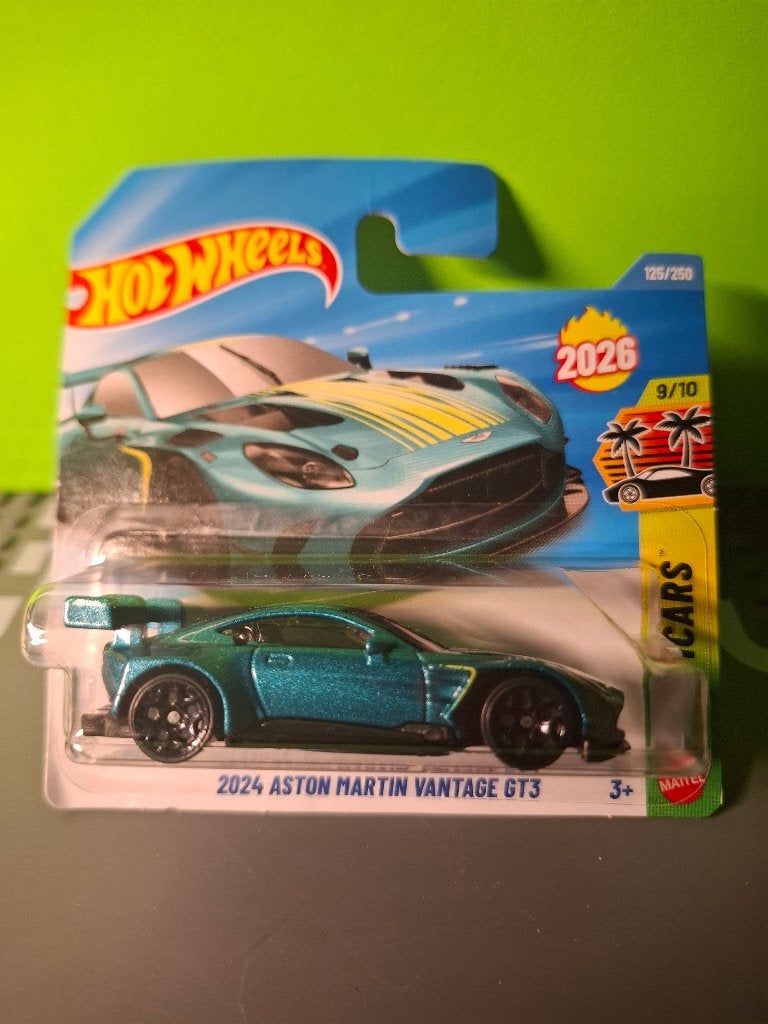 Hotwheels - 2024 Aston Martin Vantage GT3 [groen] 1/60 MIB, Ophalen of Verzenden, Nieuw, Auto