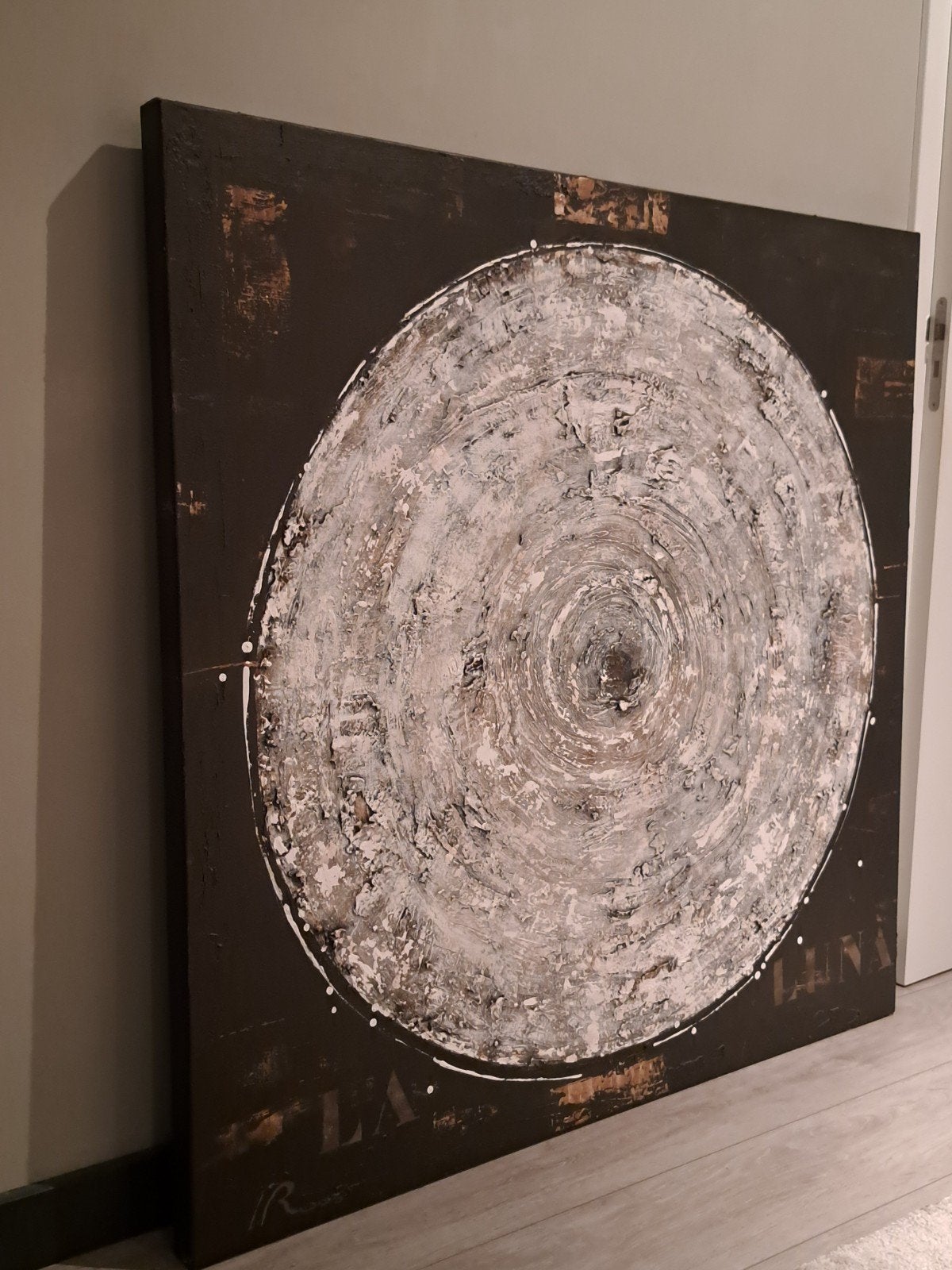 Abstract Schilderij 'La Luna', Ophalen
