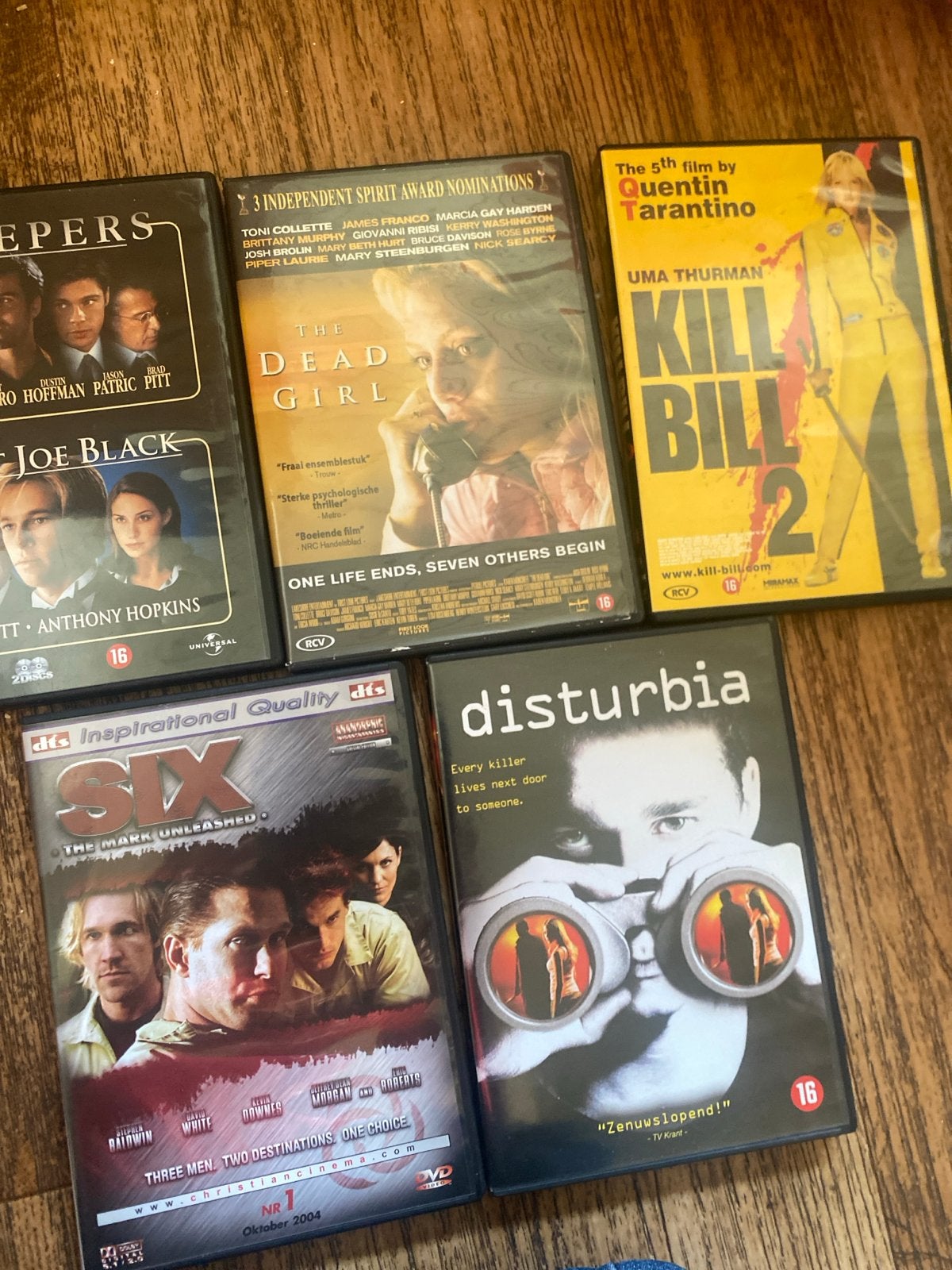 Diverse DVD's: Kill Bill 2, Disturbia, The Dead, Engels, Vanaf 16 jaar, Nederlands, Actiethriller