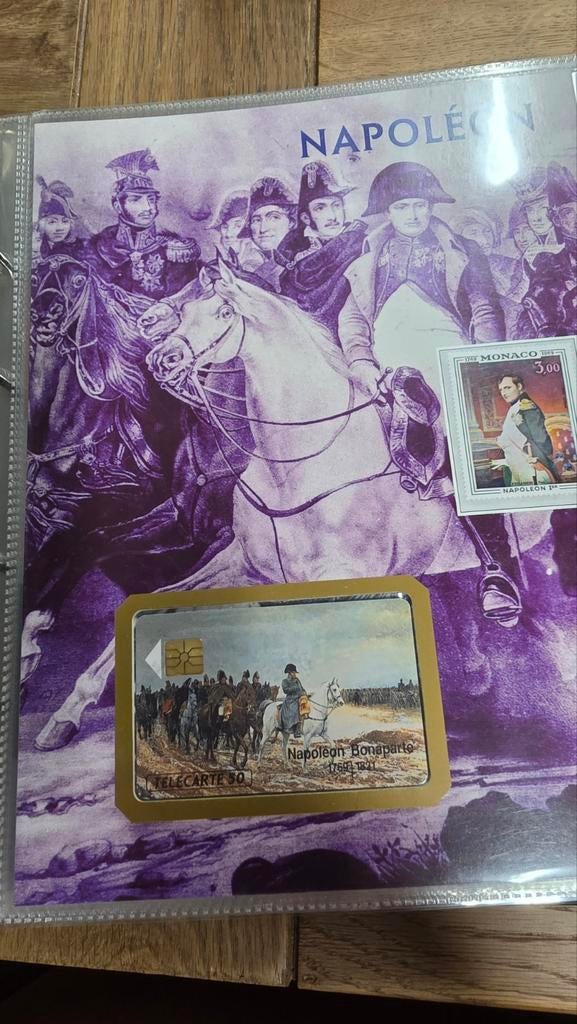 Napoleon Bonaparte Collectie: Telekaart, Postzegel & Info, Ophalen of Verzenden