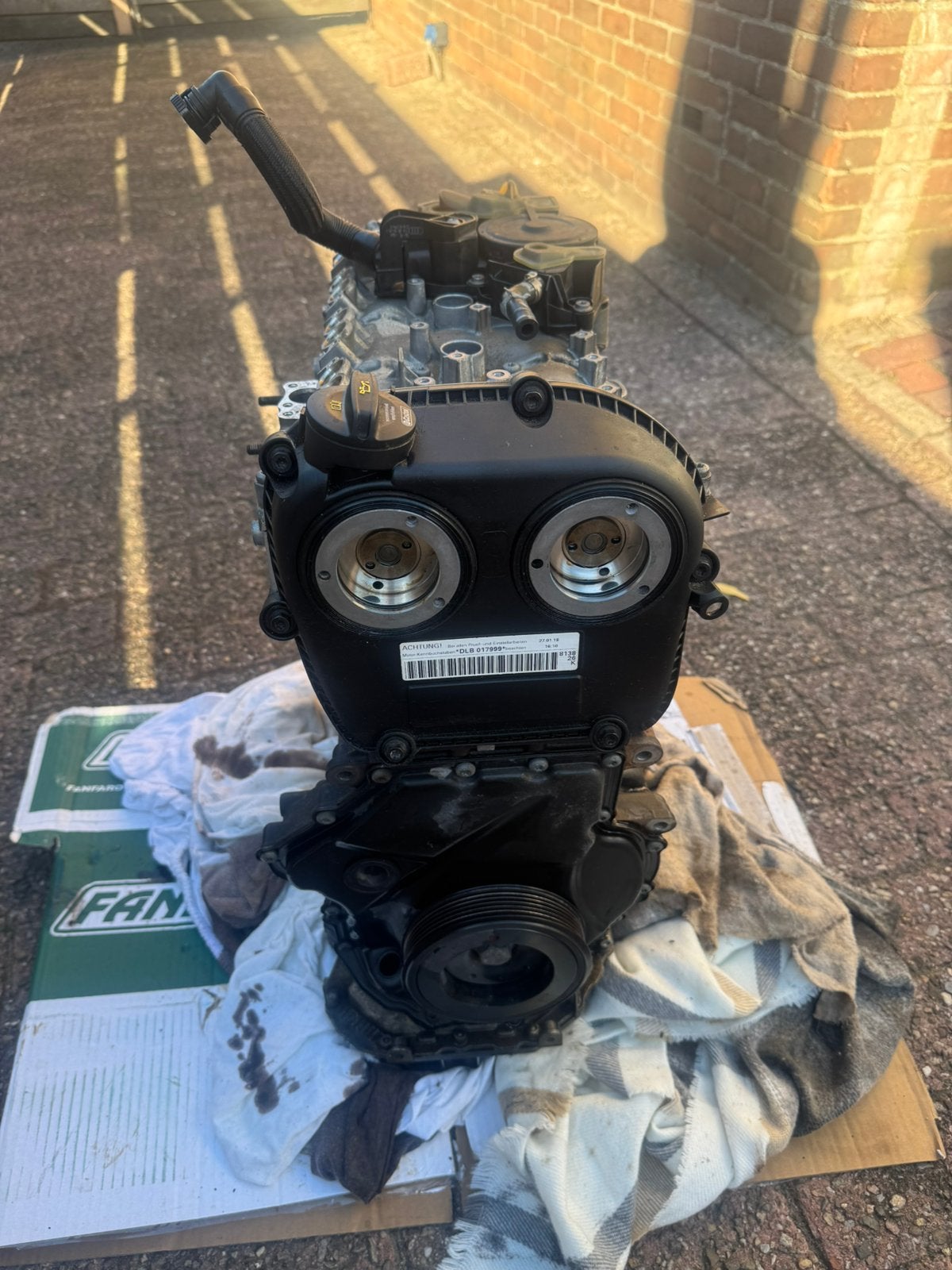 Volkswagen Golf 7.5 2.0 TSI GTI Performance motor 118.000 km, Auto-onderdelen, Ophalen, Volkswagen