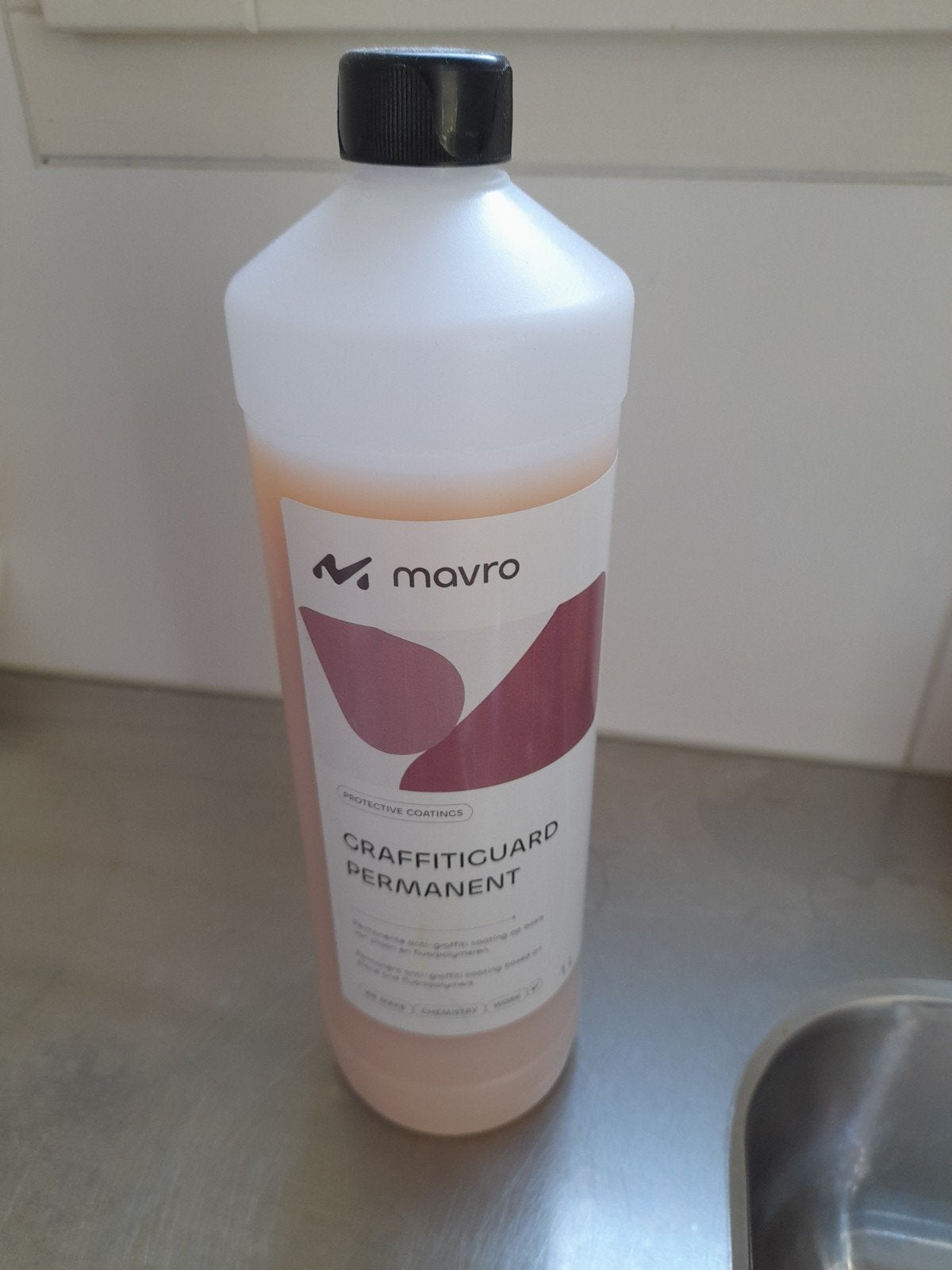 Mavro Graffitiguard permanent protective coatings 1 liter, Ophalen of Verzenden, Zo goed als nieuw