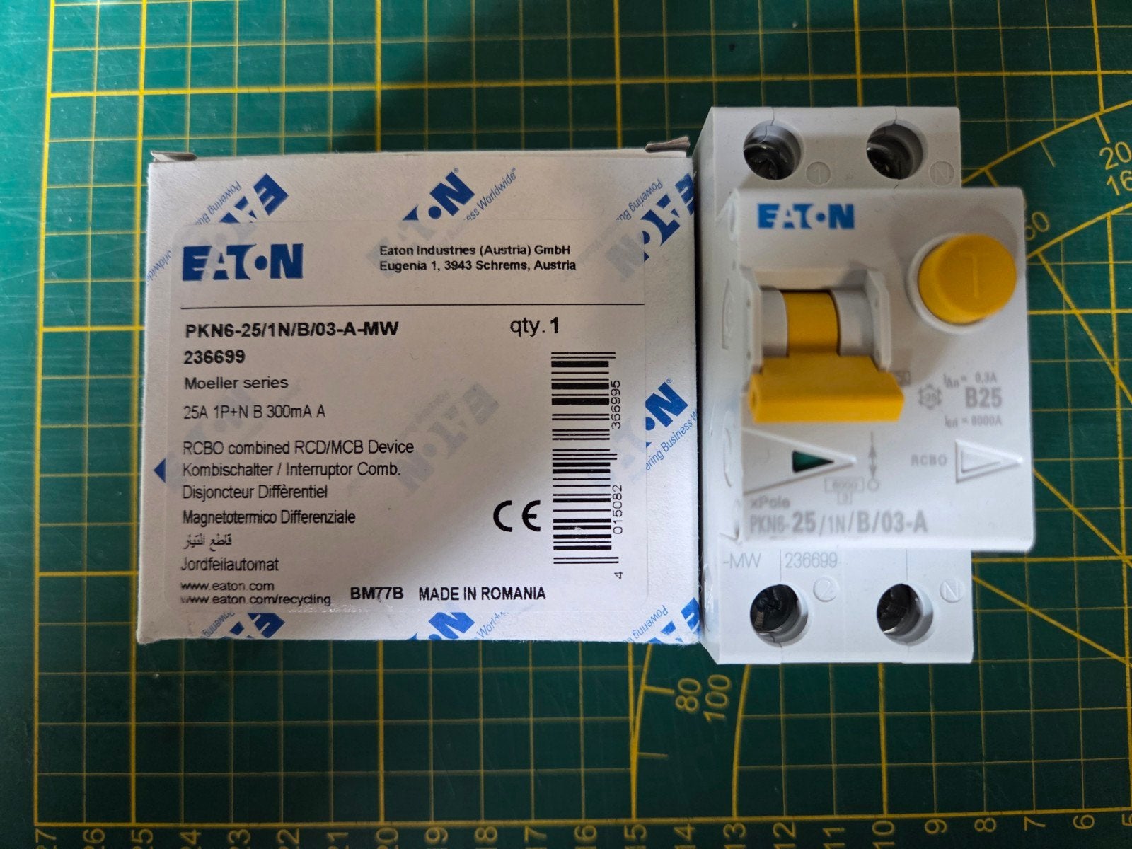 Eaton PKN6-25 aardlekautomaat B25, Ophalen, Nieuw, Overige typen