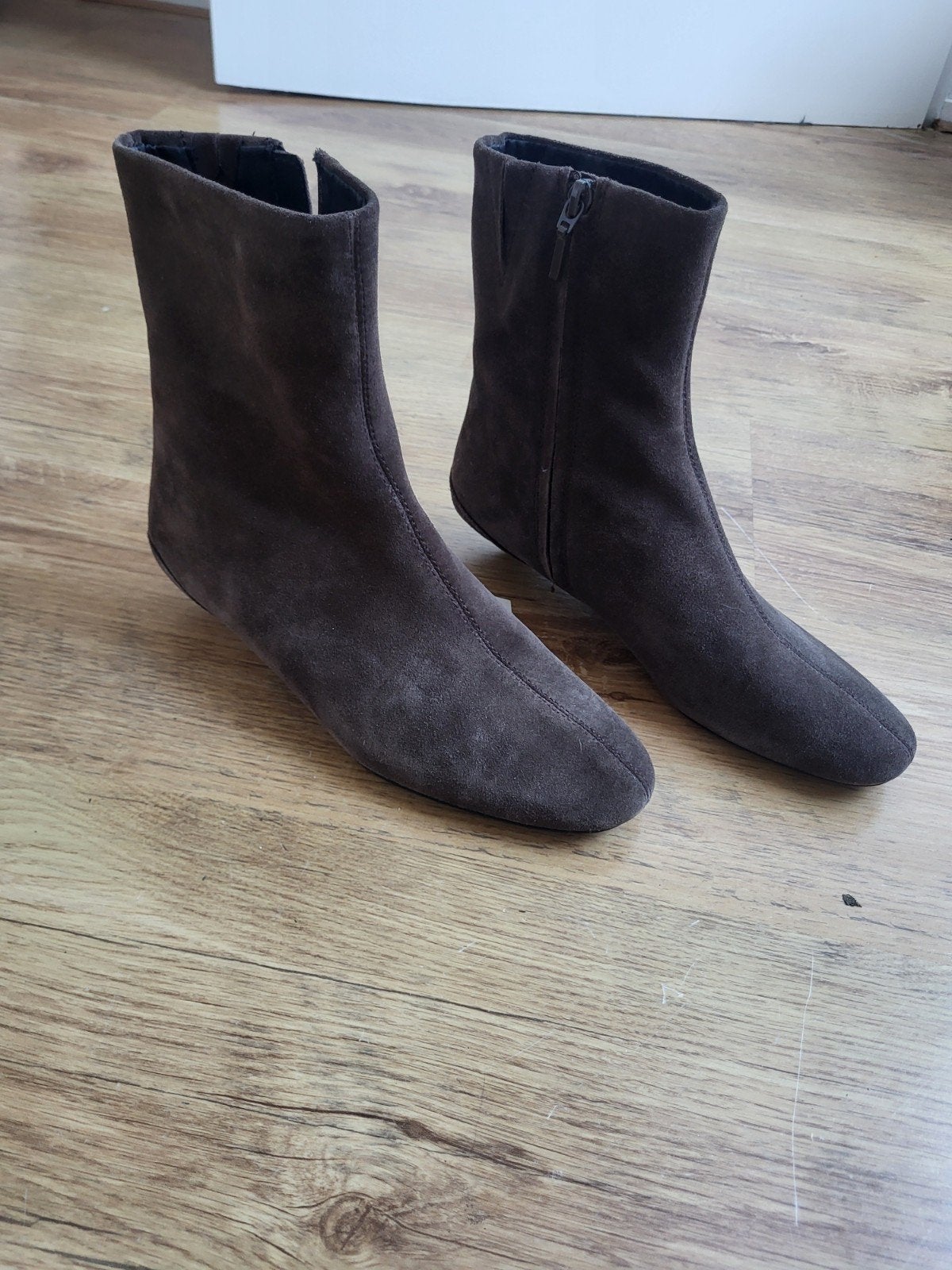Zara enkellaarsjes bruint, Bruin, Zara, Lage of Enkellaarzen, Nieuw
