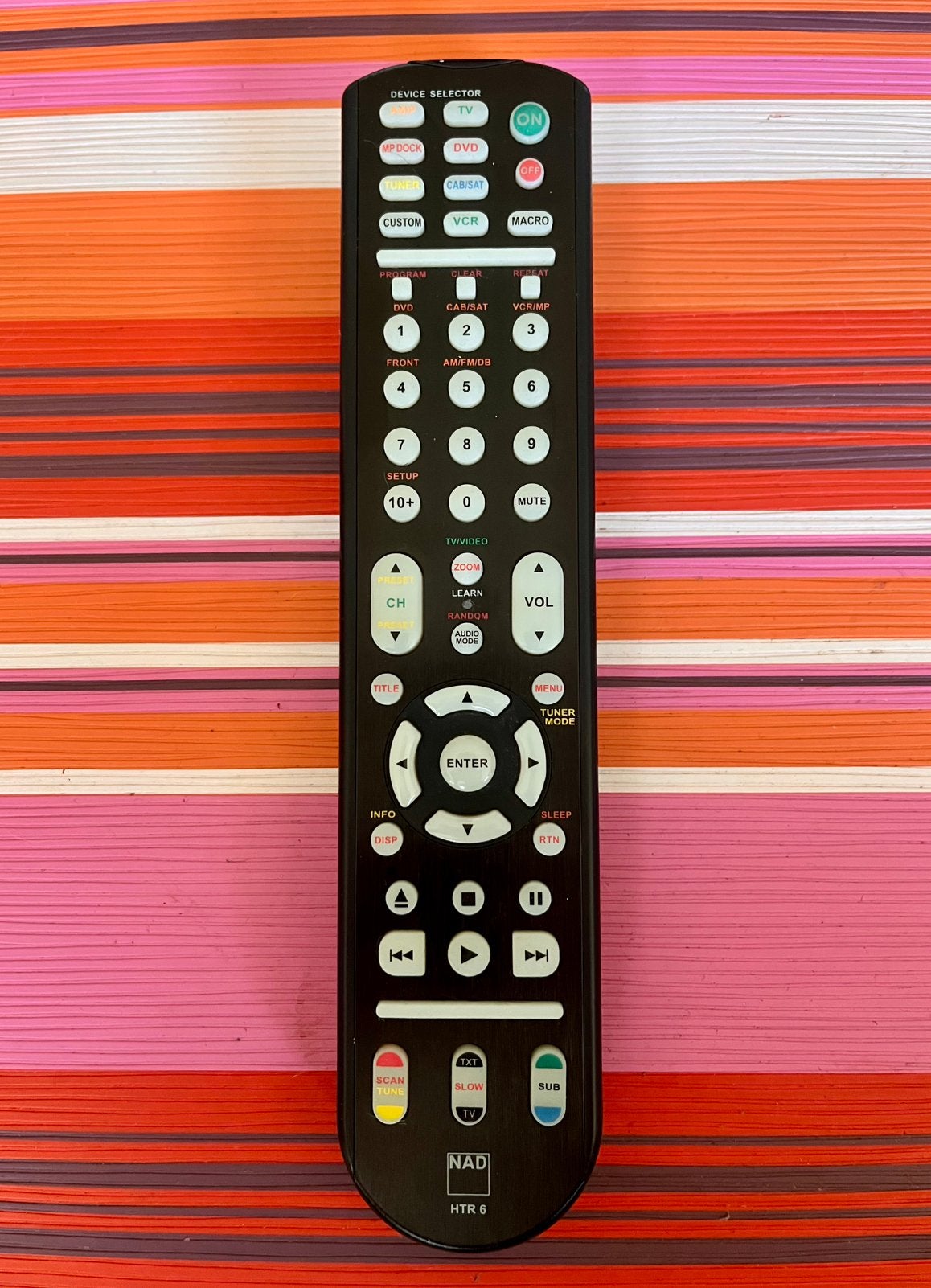 NAD HTR 6 originele afstandsbediening, remote control, Audio, Tv en Foto, Afstandsbedieningen, Ophalen of Verzenden, Zo goed als nieuw