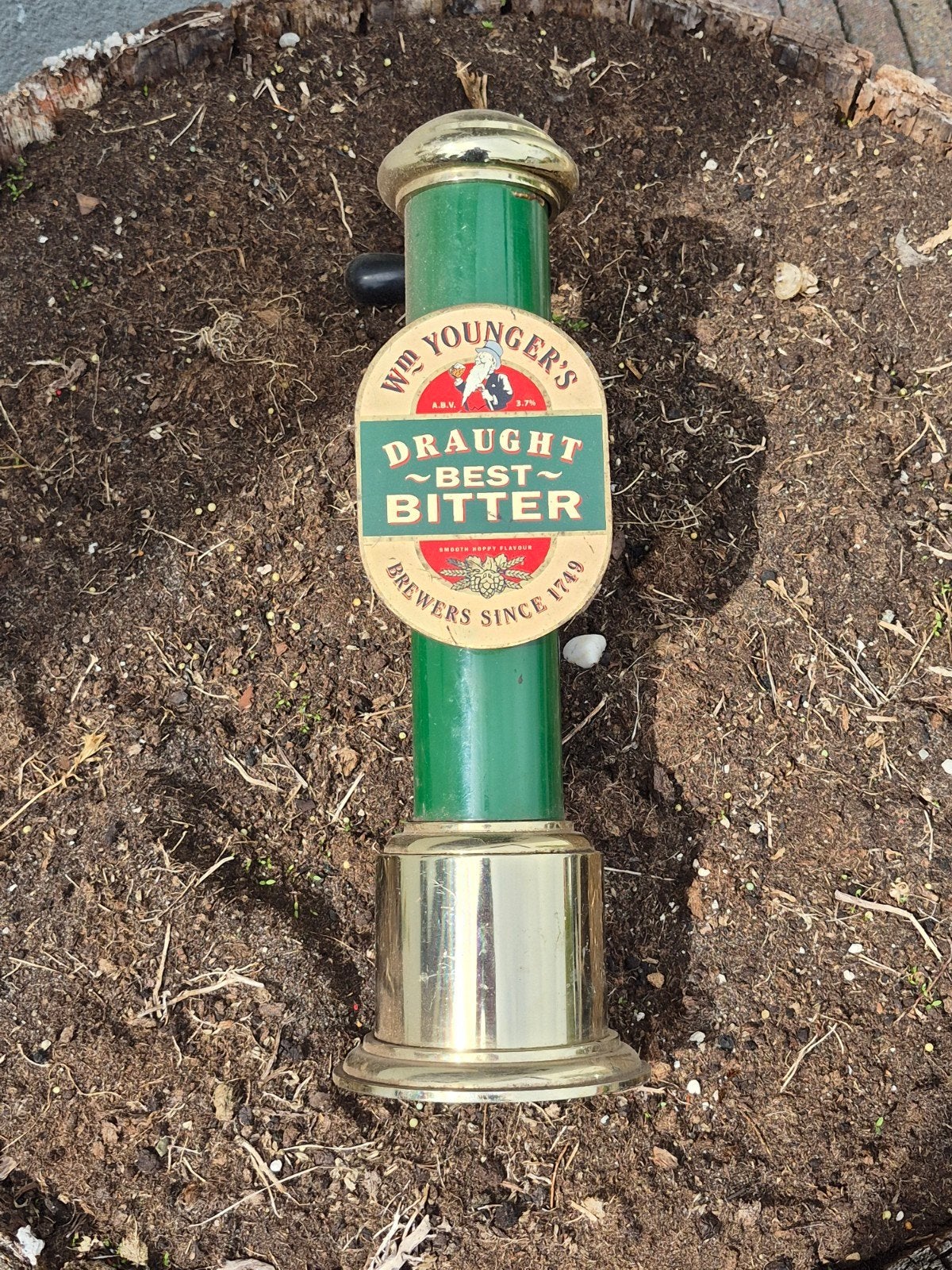 Younger's Draught Best Bitter bier tapzuil Engelse pub, Ophalen of Verzenden, Gebruikt, Reclamebord, Plaat of Schild, Overige merken