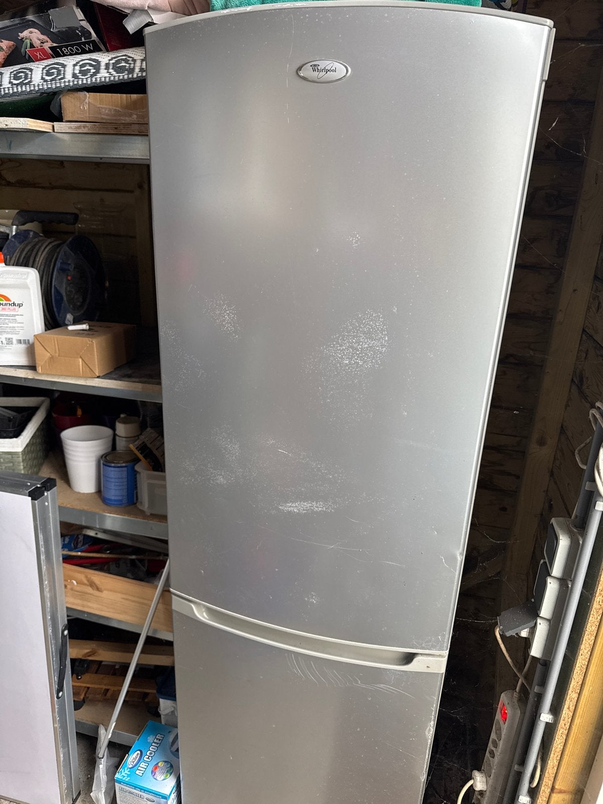 Whirlpool Koelkast met vriezer (3 laden) - Werkt perfect, Ophalen of Verzenden, Gebruikt, Met aparte vriezer