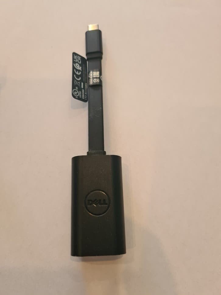 Dell USB-C naar RJ45 Ethernet Adapter - Origineel, Computers en Software, Pc- en Netwerkkabels, Ophalen of Verzenden